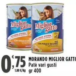 Rossotono Carrefour Miglior gatto Patè vari gusti offerta