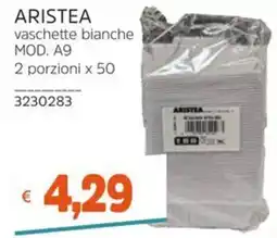 Stop&Shop ARISTEA vaschette bianche offerta
