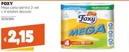 Stop&Shop Foxy Mega carta igienica 2 veli offerta