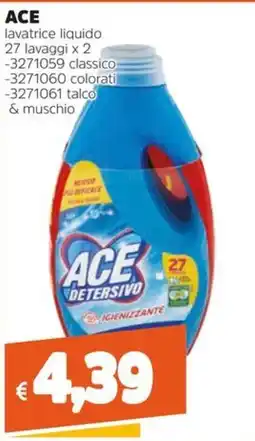 Stop&Shop ACE lavatrice liquido offerta