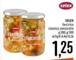 Emisfero SELEX farciriso classico, senza olio offerta