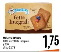 Emisfero MULINO BIANCO fette biscottate integrali offerta