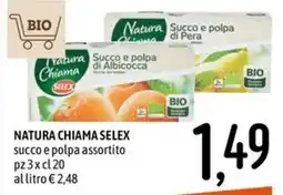 Emisfero NATURA CHIAMA SELEX succo e polpa assortito offerta