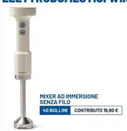 IperFamila Mixer ad immersione senza filo offerta