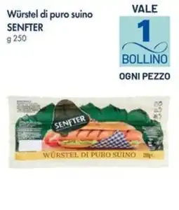 IperFamila Würstel di puro suino SENFTER offerta