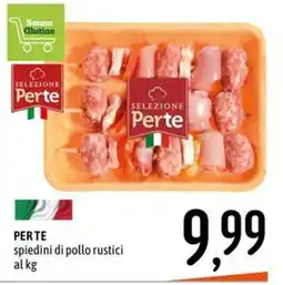 Emisfero SELEZIONE Perte spiedini di pollo rustici offerta