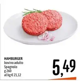 Emisfero HAMBURGER bovino adulto Spagnolo offerta