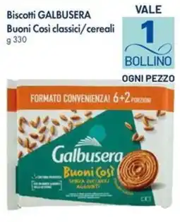 IperFamila Biscotti GALBUSERA Buoni Cosi classici offerta