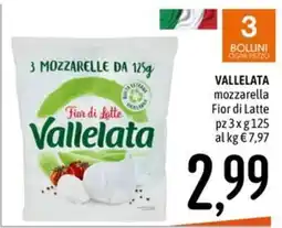 Emisfero Vallelata mozzarella Fior di Latte offerta