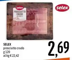 Emisfero SELEX prosciutto crudo offerta
