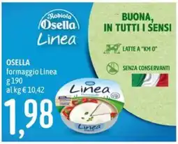 Emisfero Robiola Osella Linea formaggio Linea offerta