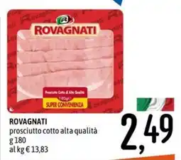 Emisfero ROVAGNATI prosciutto cotto alta qualità offerta