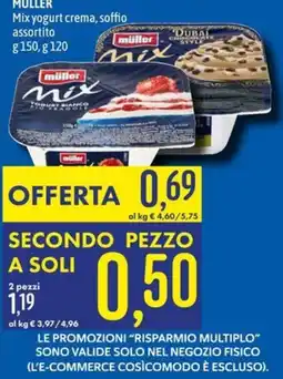 Emisfero MULLER Mix yogurt crema offerta