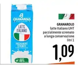 Emisfero GRANAROLO latte Italiano UHT parzialmente scremato offerta