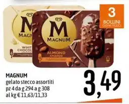 Emisfero MAGNUM gelato stecco assortiti offerta