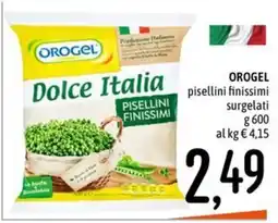 Emisfero OROGEL Dolce Italia pisellini finissimi offerta