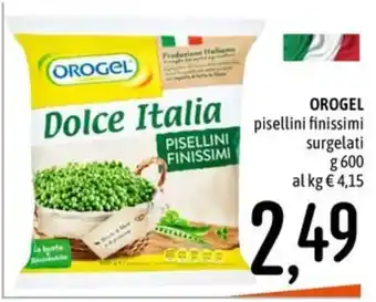 Emisfero OROGEL Dolce Italia pisellini finissimi offerta