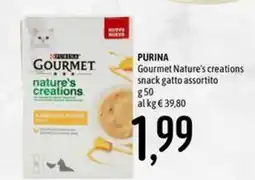 Emisfero PURINA GOURMET nature's creations snack gatto assortito offerta