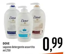 Emisfero DOVE sapone detergente assortito offerta