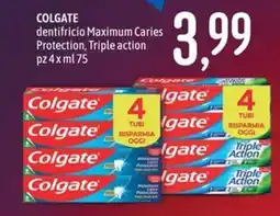 Emisfero Colgate dentifricio Maximum Caries Protection, Triple action offerta