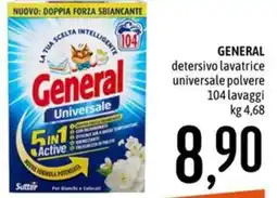 Emisfero General detergente lavatrice universale polvere offerta