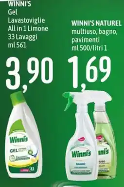 Emisfero WINNI'S Gel Lavastoviglie All in 1 Limone offerta