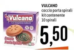 Emisfero Vulcano coccio porta spirali offerta