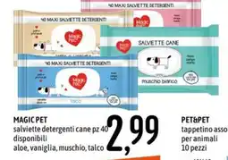 Emisfero MAGIC PET salviette detergenti cane offerta