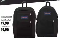 Emisfero LINEA JANSPORT Zaini Zone Pack offerta