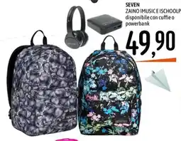 Emisfero SEVEN ZAINO IMUSIC E ISCHOOLP offerta