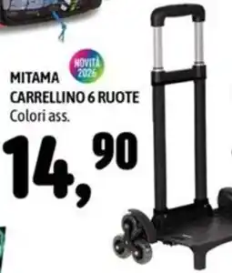 Emisfero Mitama carrellino 6 ruote offerta