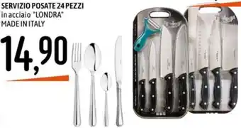 Servizio posate 24 pezzi