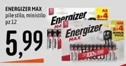 Emisfero Energizer MAX pile stilo, ministilo offerta