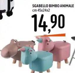Emisfero Sgabello bimbo animale offerta