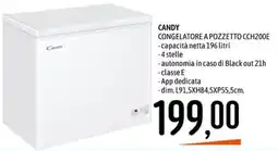 Emisfero CANDY CONGELATORE A POZZETTO CCH200E offerta