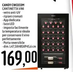 Emisfero CANDY CWC033M CANTINETTA VINI offerta