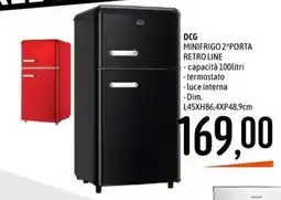 Emisfero DCG MINIFRIGO 2^PORTA RETRO LINE offerta