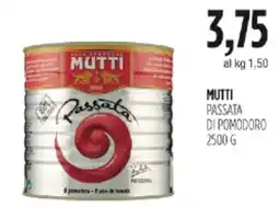 Carico Cash & Carry MUTTI PASSATA DI POMODORO offerta
