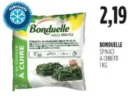 Carico Cash & Carry Bonduelle Spinaci a cubetti offerta