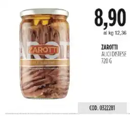 Carico Cash & Carry ZAROTTI ALICI DISTESE offerta