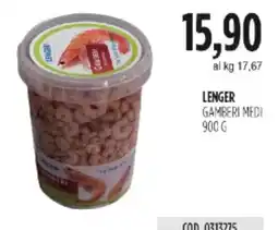Carico Cash & Carry LENGER GAMBERI MEDI offerta