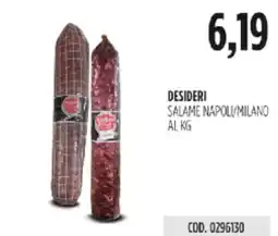 Carico Cash & Carry DESIDERI SALAME NAPOLI/MILANO offerta