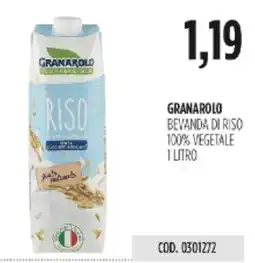 Carico Cash & Carry GRANAROLO BEVANDA DI RISO offerta
