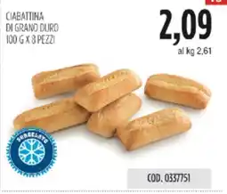 Carico Cash & Carry Ciabattina di grano duro offerta
