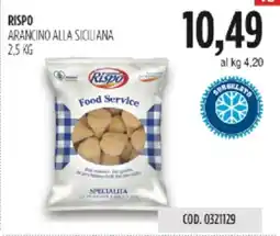 Carico Cash & Carry Rispo Arancino alla Siciliana offerta