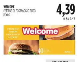 Carico Cash & Carry Welcome Fettine di Formaggio Fuso offerta