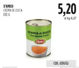 Carico Cash & Carry D'AMICO CREMA DI ZUCCA offerta