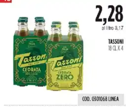 Carico Cash & Carry Tassoni Cedrata offerta