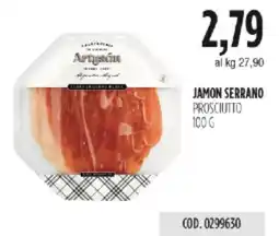 Carico Cash & Carry Artysan Jamon Serrano Prosciutto offerta