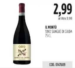 Carico Cash & Carry IL MONTÙ VINO SANGUE DI GIUDA offerta